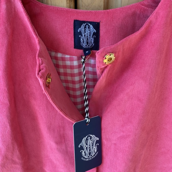 NWT - Elizabeth Wilson Designs Janie Jacket with pink gingham lining - medium - Picture 2 of 7
